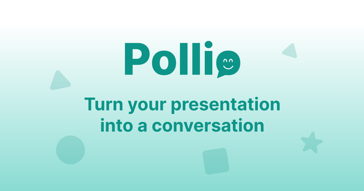 Pollio Examples Pollio - Interaktiva presentationer